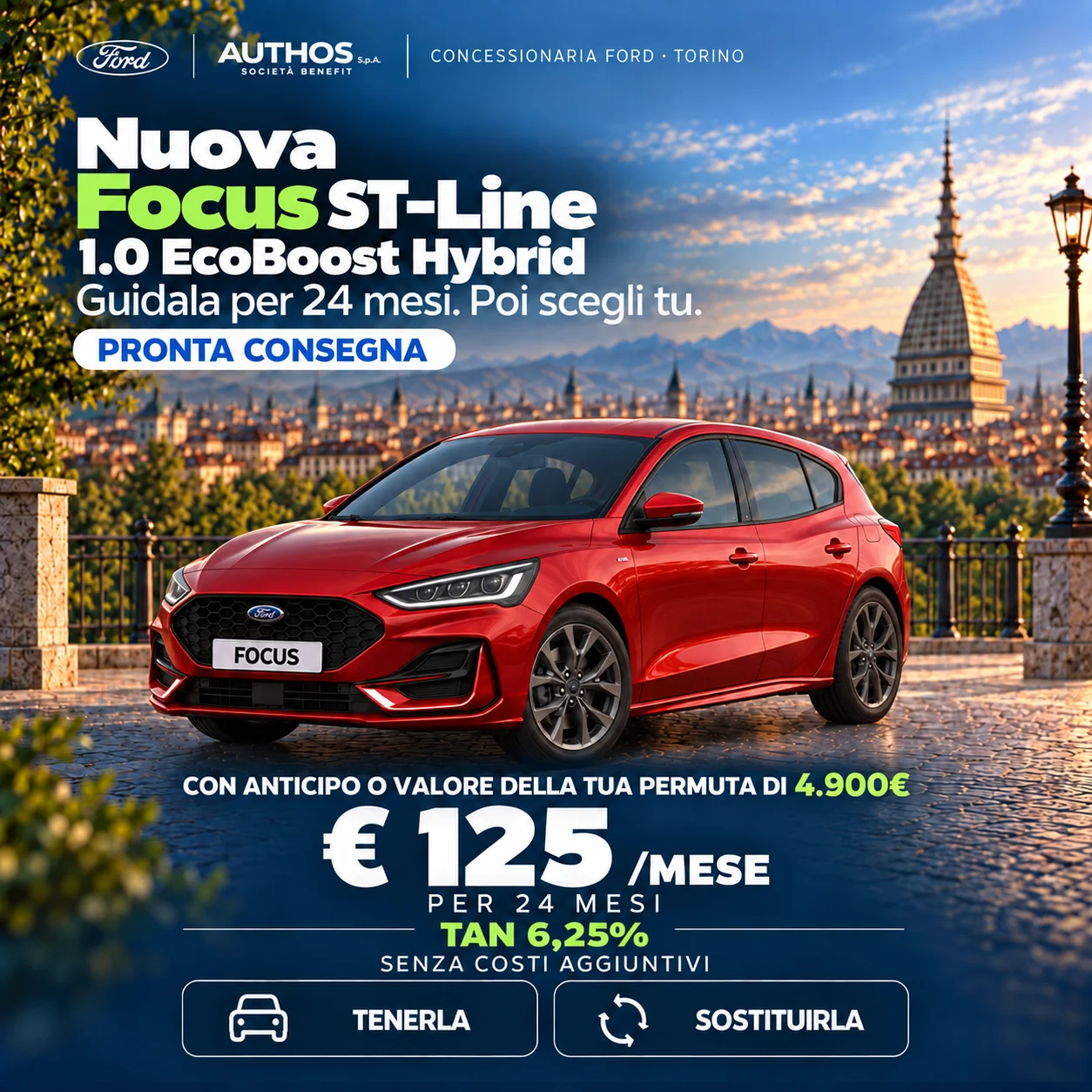 Ford Focus ST-Line a Torino